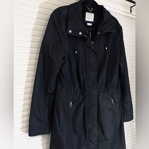 Chic Black Mid-Length Geox Respira Jacket